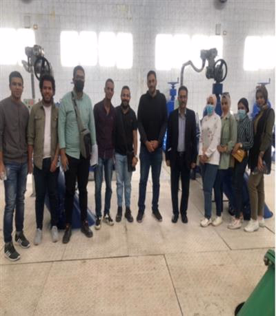 صورة جماعية في محطة تنقية بورسعيد 2